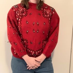 Vintage Bandana Sweater